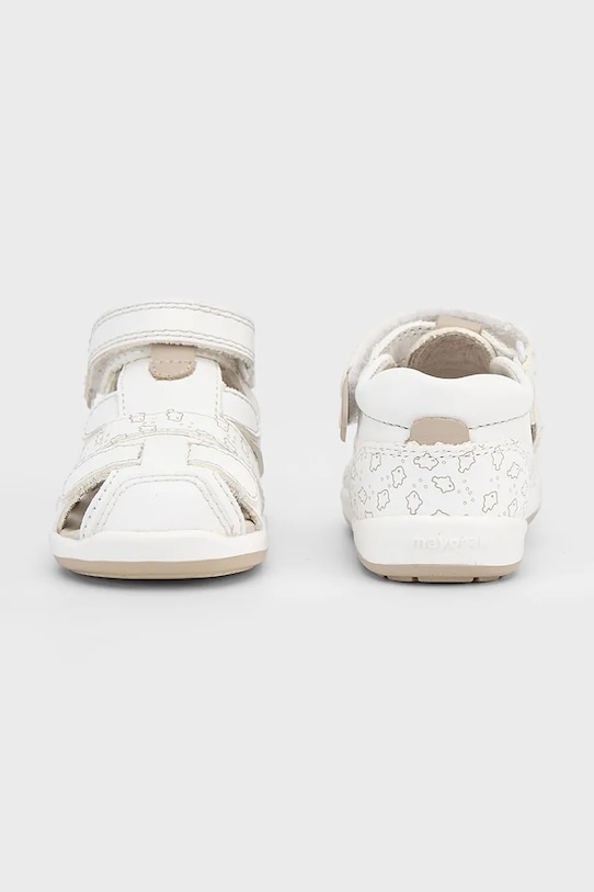 Otroški usnjeni sandali Mayoral 41654.68B.Baby.PPYA bela SS25