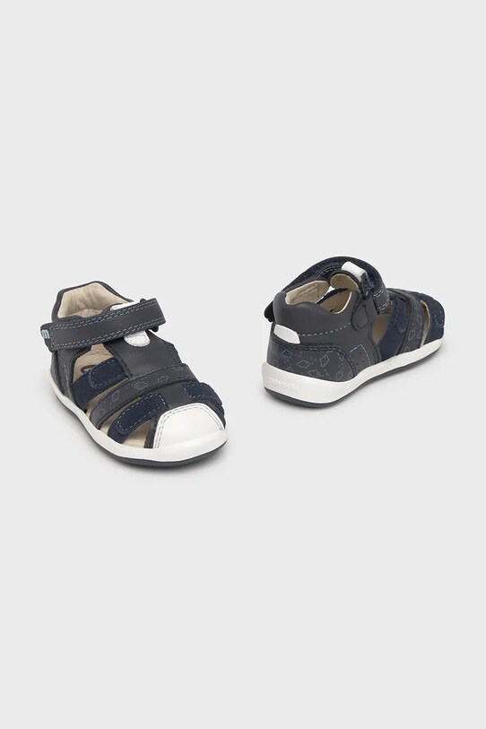 Дитячі шкіряні сандалі Mayoral замша темно-синій 41654.68C.Baby.PPYA