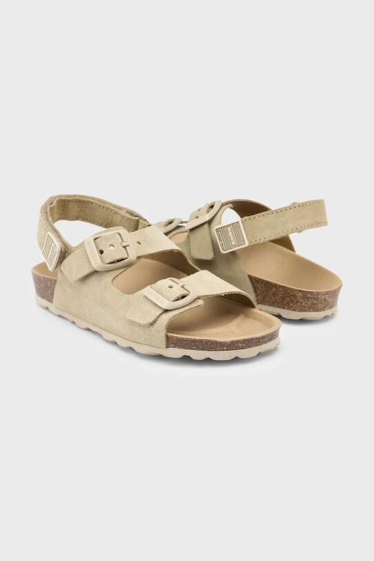 Mayoral sandale din piele intoarsa pentru copii 43692.G0C.Kids.PPYA bej SS25