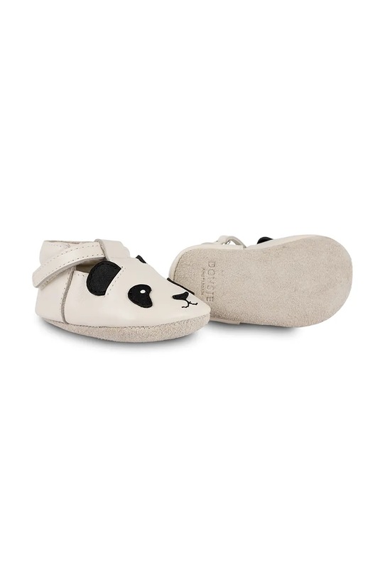 Donsje incaltaminte din piele pentru bebelusi Spark Classic Shoes Panda alb 1003010