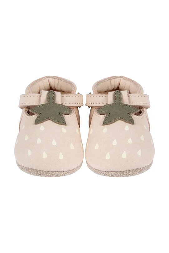 Αγορίστικα Βρεφικά παπούτσια σουέτ Donsje Nanoe Shoes Strawberry 1005003 μπεζ