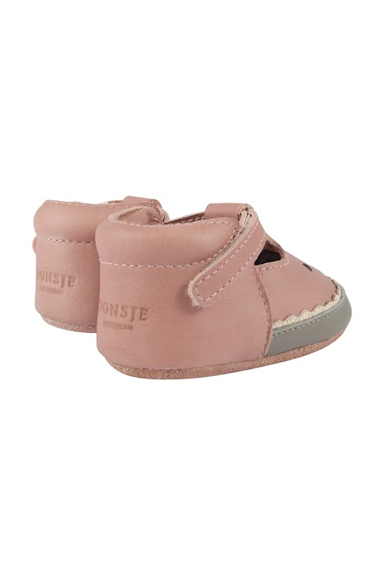 Chłopiec Donsje buty zamszowe niemowlęce Nanoe Shoes Watermelon 1005014 różowy