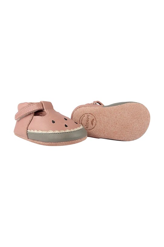 Donsje buty zamszowe niemowlęce Nanoe Shoes Watermelon różowy 1005014