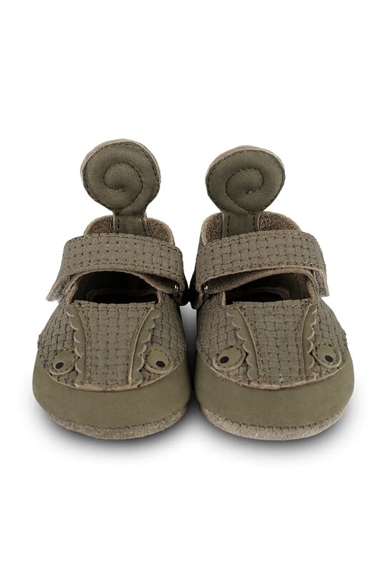 BIMBA Donsje scarpe in pelle scamosciata neonato/a Amigu Shoes Chameleon 1022014 verde