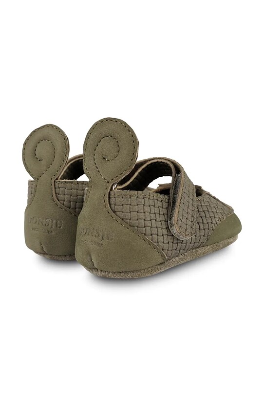 Donsje csecsemő cipő velúrból Amigu Shoes Chameleon zöld 1022014