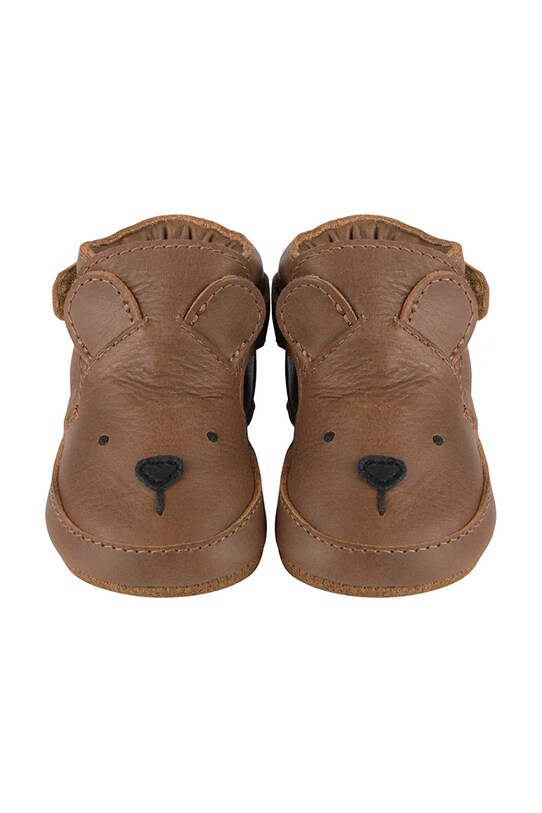 Fiú Donsje csecsemő bőrcipő Morris Sneakers Bear 1036301 barna