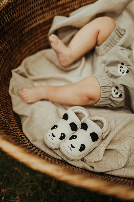 Donsje csecsemő bőrcipő Morris Sneakers Panda 1036306
