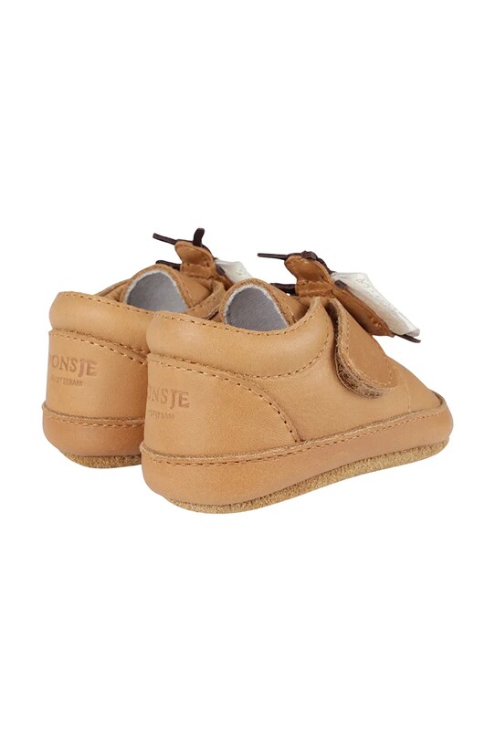Donsje csecsemő bőrcipő Niek Sneakers Bee barna 1037001