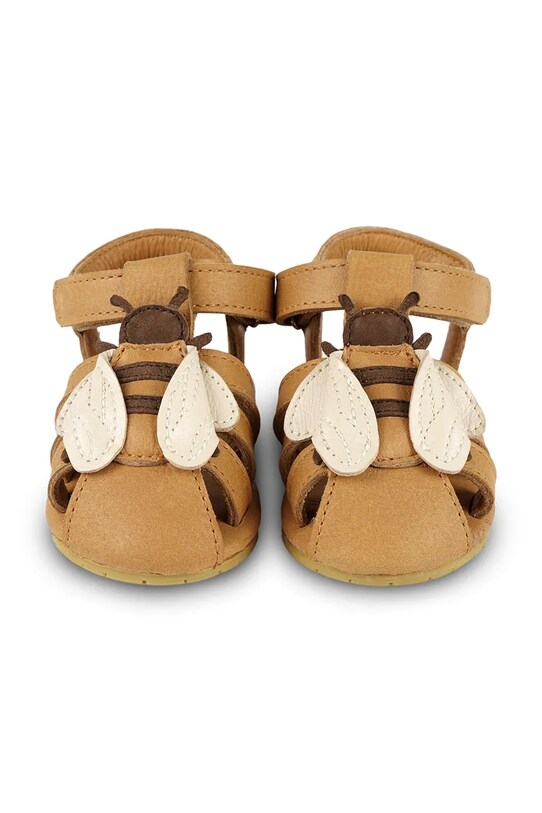 Момче Бебешки кожени сандали Donsje Duni Sky Sandals Bee 1040001 кафяв