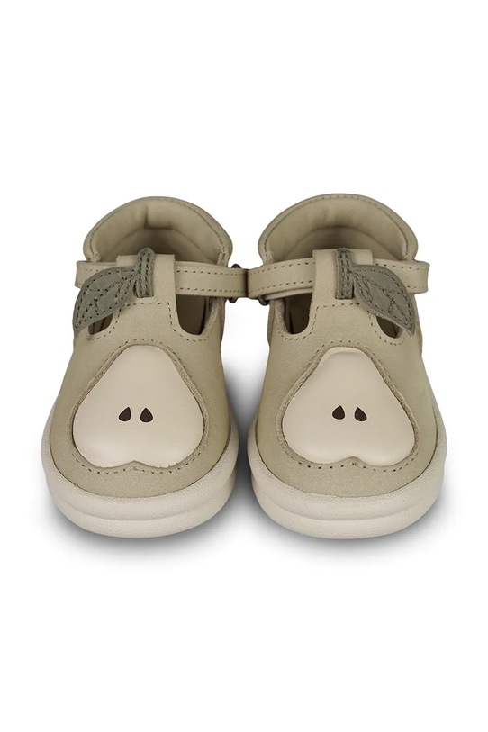 Dětské nubukové polobotky Donsje Joeka Shoes Pear 1501904 zelená SS25