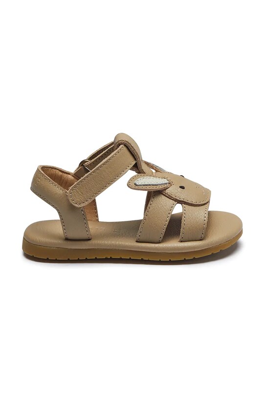 Παιδικά δερμάτινα σανδάλια Donsje Mhalo Sandals Bunny 1502302 μπεζ