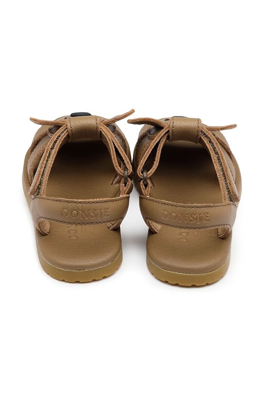 Παιδικά δερμάτινα σανδάλια Donsje Mhalo Sandals Koala καφέ 1502303