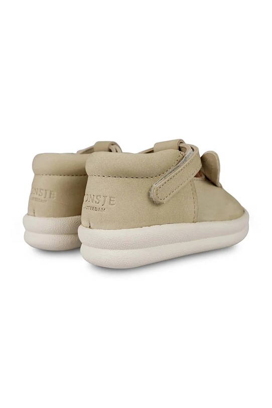 Dětské nubukové polobotky Donsje Zazo Classic Shoes Bunny béžová 1503502