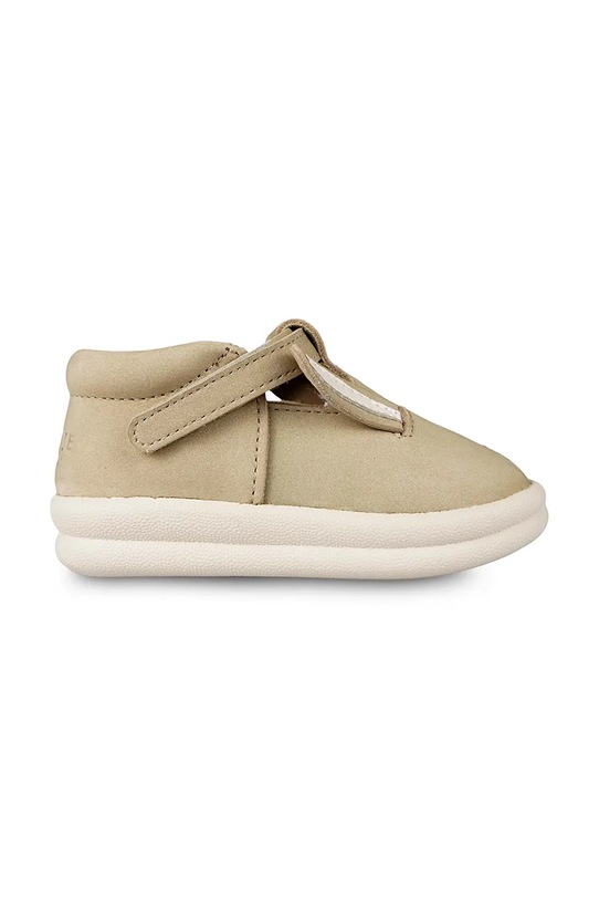 Dětské nubukové polobotky Donsje Zazo Classic Shoes Bunny 1503502 béžová