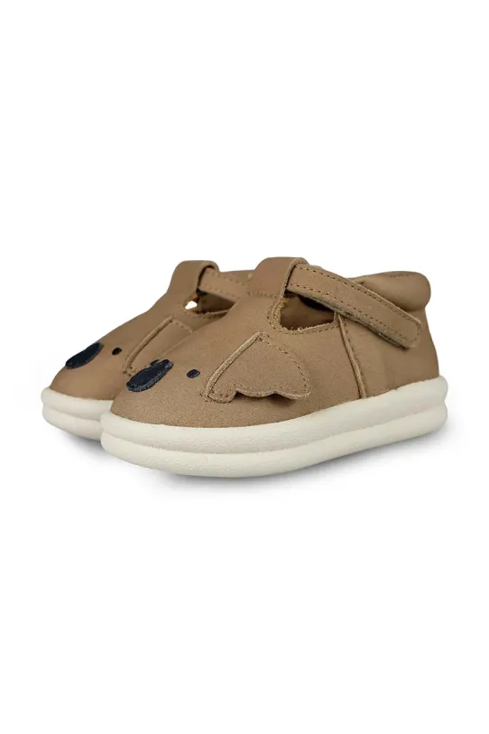 Băieți Donsje pantofi năbuc pentru copii Zazo Classic Shoes Koala 1503505 verde