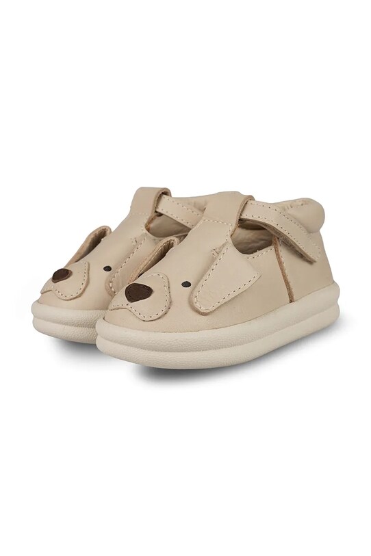 Băieți Donsje incaltaminte din piele pentru copii Zazo Exclusive Shoes Golden Retriever 1503603 gri