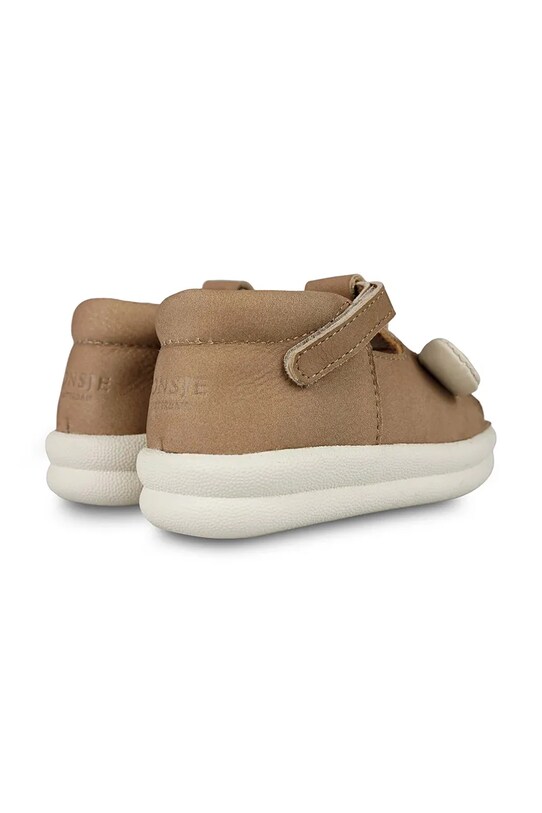 Дитяче взуття з нубуку Donsje Zazo Special Shoes Monkey коричневий 1503701