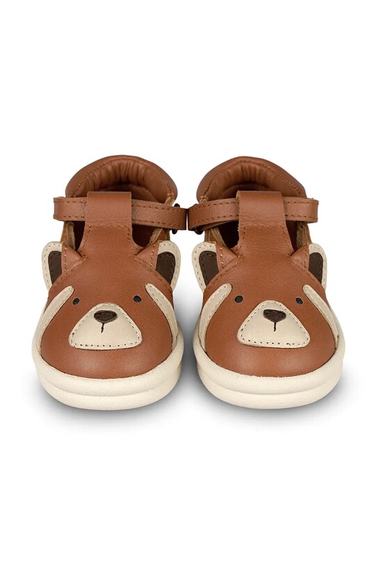 Donsje półbuty skórzane dziecięce Zazo Special Shoes Red Panda 1503702 brązowy SS25