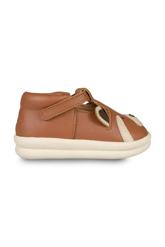 Donsje półbuty skórzane dziecięce Zazo Special Shoes Red Panda 1503702 brązowy