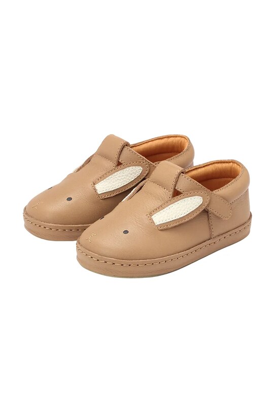 Otroški usnjeni polškornji Donsje Xan Classic Shoes Bunny 2010009.29.33 bež AA00