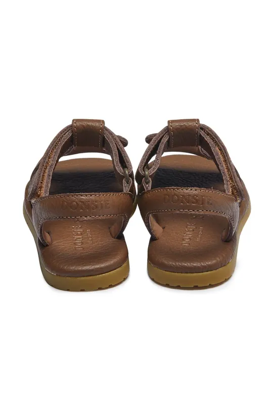 Donsje sandali in pelle bambino/a Dhalo Sandals Bear marrone 2027701.22.28