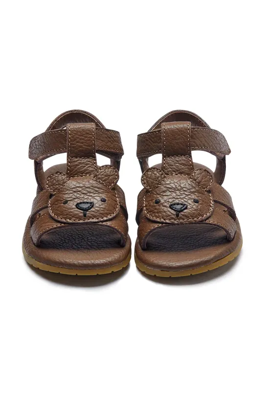 BIMBA Donsje sandali in pelle bambino/a Dhalo Sandals Bear 2027701.29.33 marrone