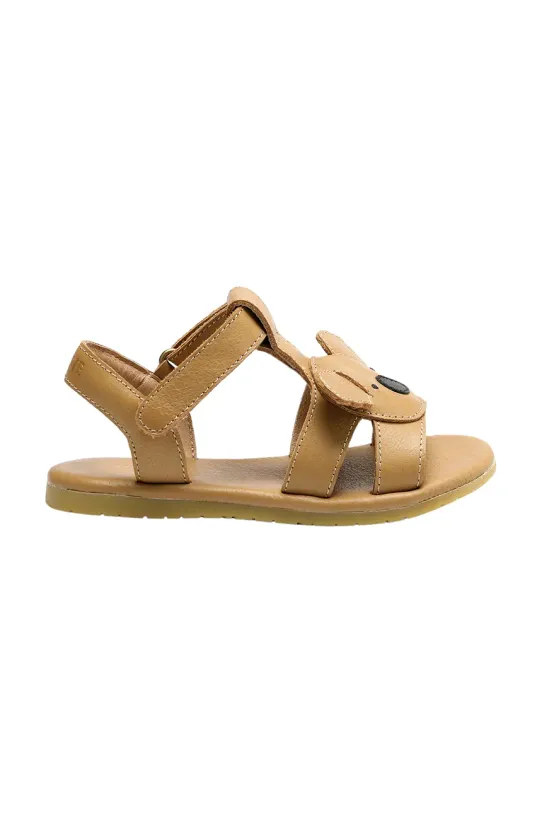 Donsje sandali in pelle bambino/a Dhalo Sandals Koala 2027702.29.33 marrone