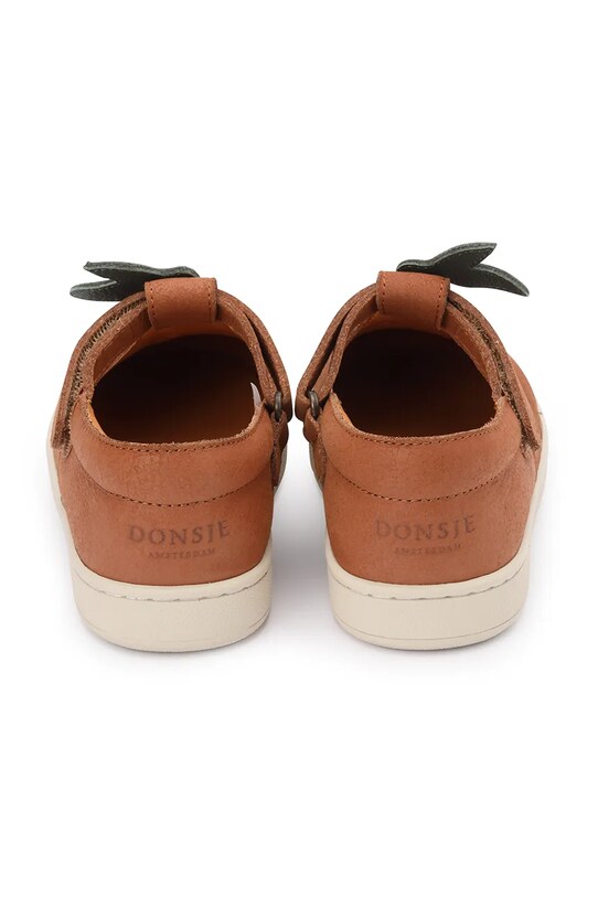 Chłopiec Donsje półbuty skórzane dziecięce Lowy Shoes Papaya 2029103 brązowy