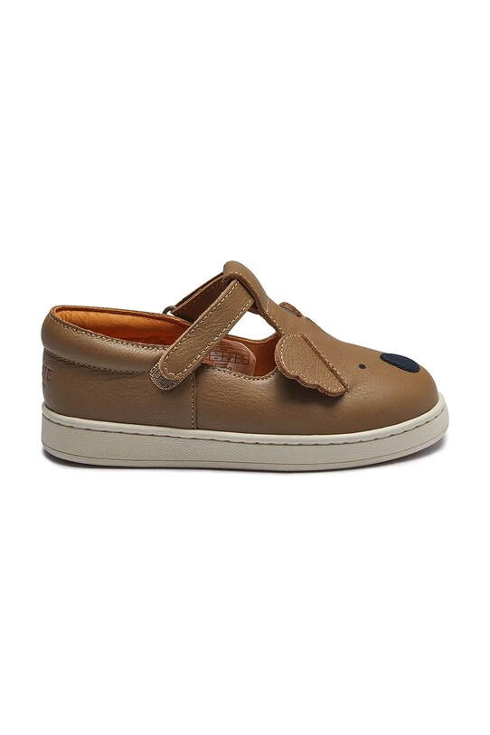 Otroški usnjeni polškornji Donsje Sunni Classic Shoes Koala 2029506 rjava