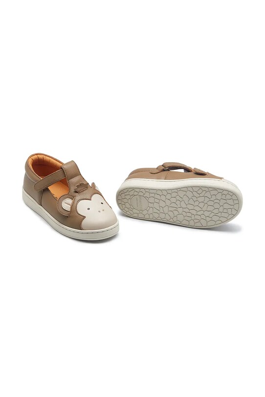 Δερμάτινα παιδικά κλειστά παπούτσια Donsje Sunni Special Shoes Monkey 2029601 καφέ