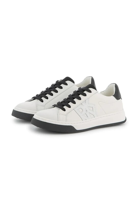 Detské kožené tenisky Dkny nízky biela D62089.36.39