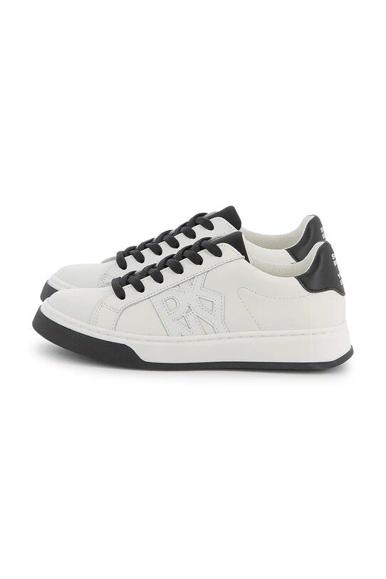 Dkny sneakersy skórzane dziecięce D62089.36.39 biały SS25