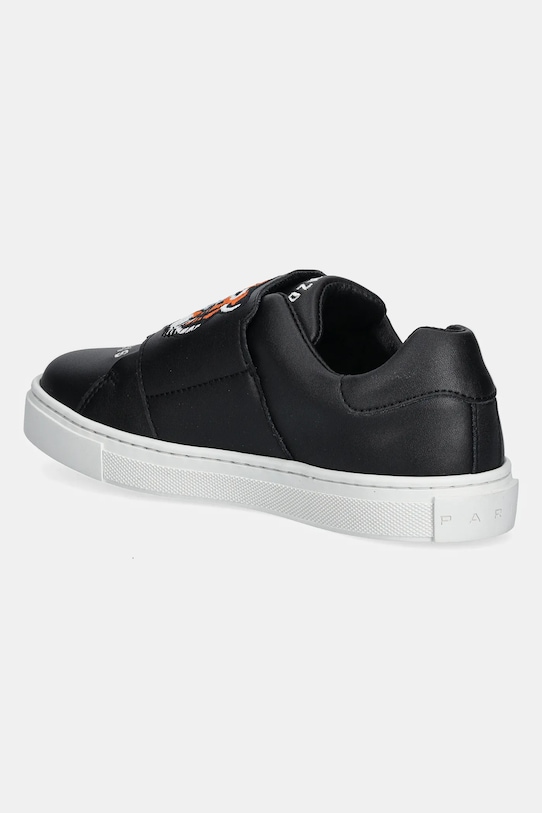 Хлопчик Дитячі шкіряні кросівки Kenzo Kids K60898 чорний