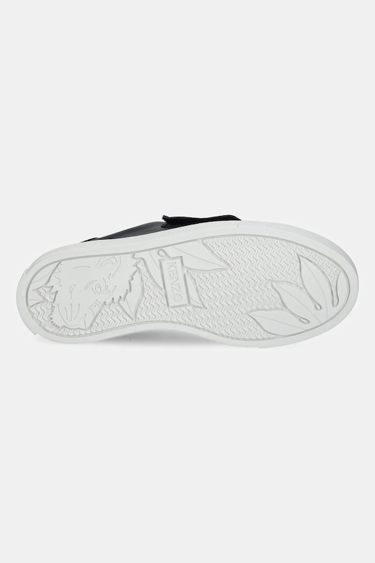 Дитячі шкіряні кросівки Kenzo Kids K60898 чорний