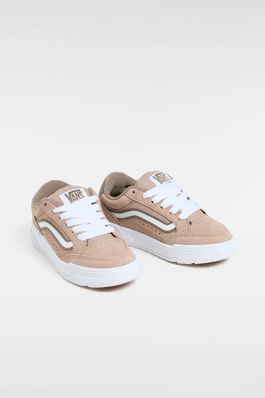 Vans sneakers de piele întoarsă pentru copii Hylane VN000D4NE2V1 maro SS25