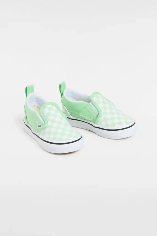 Detské tenisky Vans Slip-On V VN000D0TE2Y1 zelená SS25