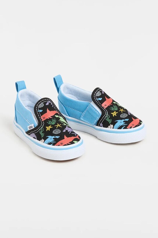 Vans tenisówki dziecięce Slip-On V VN000D0TBER1 niebieski SS25