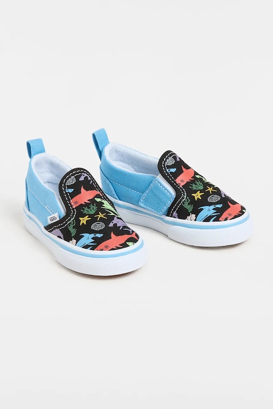 Dětské tenisky Vans Slip-On V VN000D0TBER1 modrá SS25