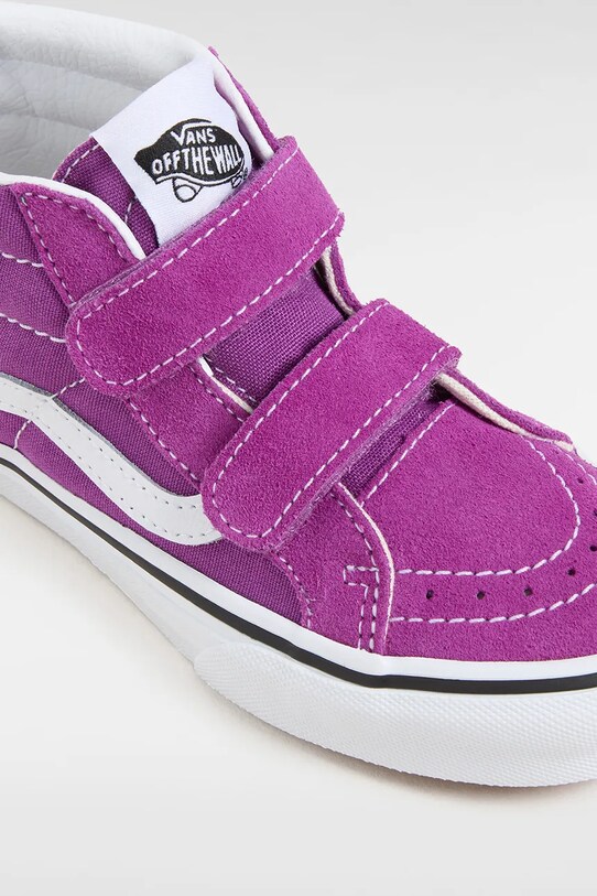Chłopiec Vans trampki dziecięce SK8-Mid Reissue V VN000CYBE2T1 fioletowy