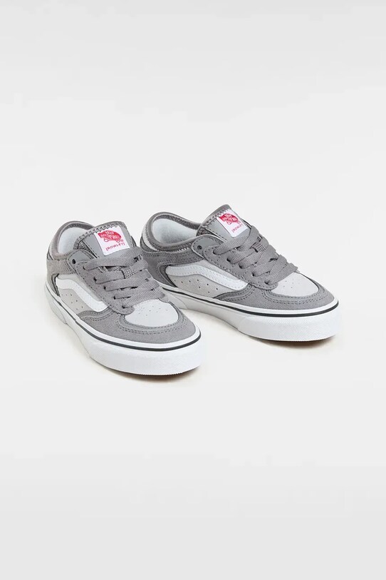 Vans sneakersy zamszowe dziecięce Rowley Classic VN000SFB85T1 szary SS25