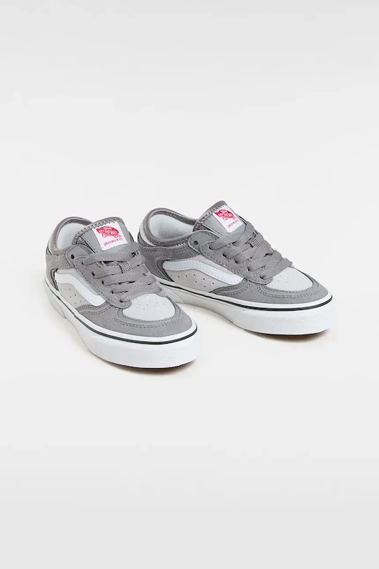 Vans sneakers de piele întoarsă pentru copii Rowley Classic VN000SFB85T1 gri SS25