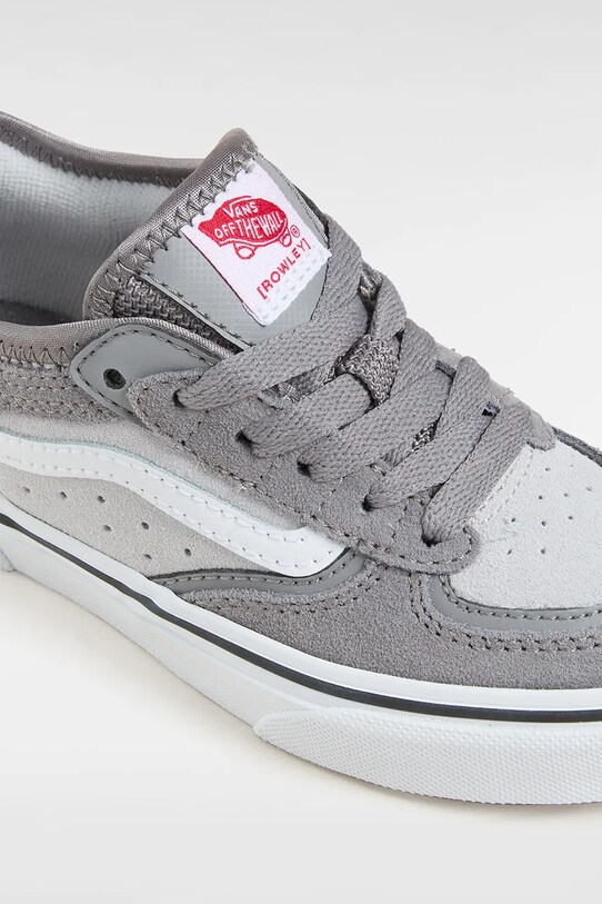 Băieți Vans sneakers de piele întoarsă pentru copii Rowley Classic VN000SFB85T1 gri