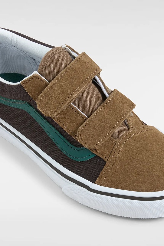 Chłopiec Vans tenisówki dziecięce Old Skool V VN000CYABF01 brązowy