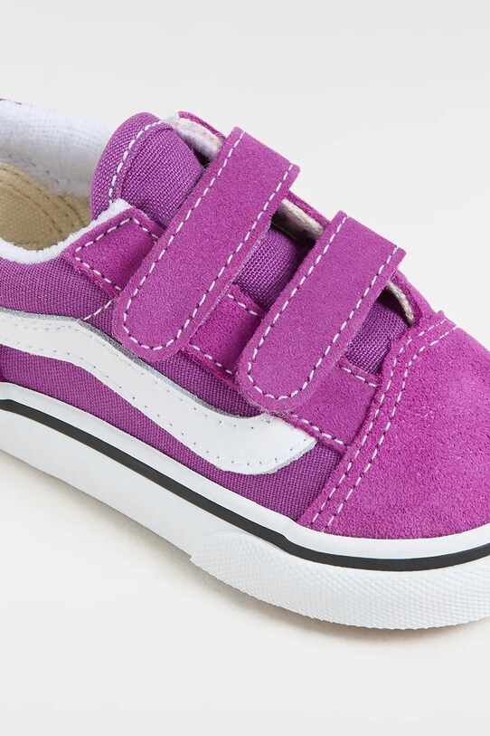 Chłopiec Vans tenisówki dziecięce Old Skool V VN000CTGE2T1 fioletowy