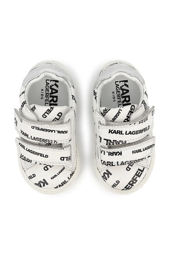 Karl Lagerfeld csecsemő bőrcipő fehér Z30542.28.30
