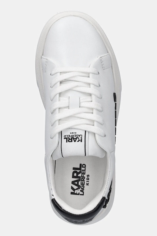 Karl Lagerfeld sneakersy skórzane dziecięce biały Z30381.30.35