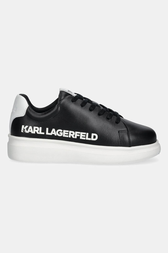 Детские кожаные кроссовки Karl Lagerfeld Z30381.30.35 чёрный SS25