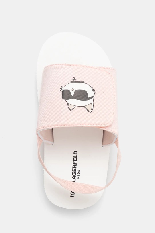 Karl Lagerfeld sandały dziecięce różowy Z30384.19.27