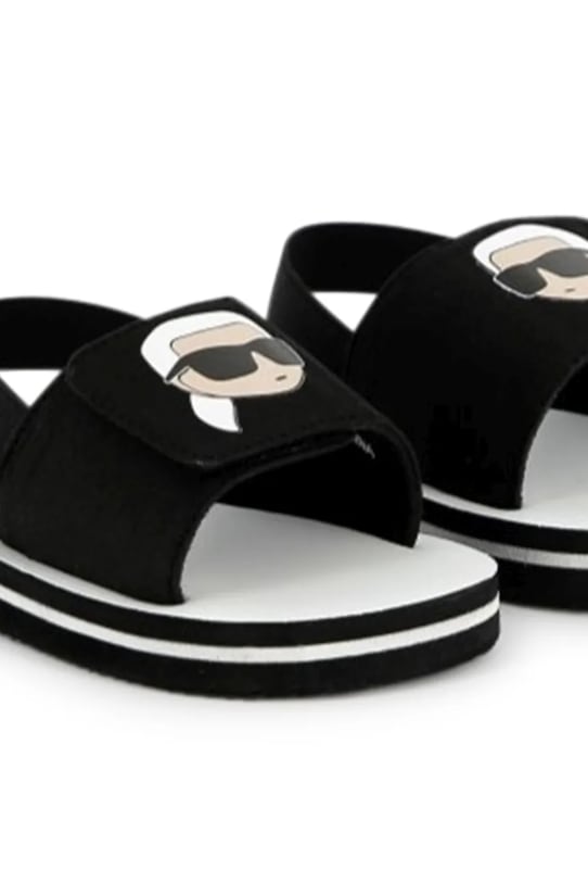 Karl Lagerfeld sandały dziecięce czarny Z30384.28.30