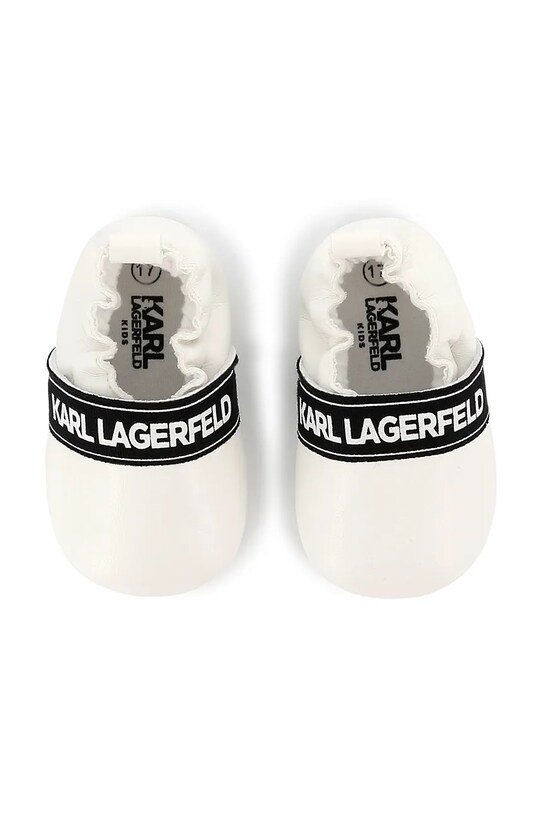 Topánky pre bábätká Karl Lagerfeld biela Z30385.